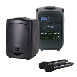 Parallel Audio Pack w/ 1 x HX-765 UUPC Portable PA & 2 x HH6100 Microphones 520MHz