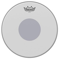 Remo CX-0114-10 Controlled Sound X Coated Black Dot Snare Drumhead Bottom Black Dot, 14"