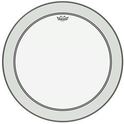 Remo P3-1322-C2 Powerstroke P3 Clear Bass Drumhead, 22" w/ Falam Patch